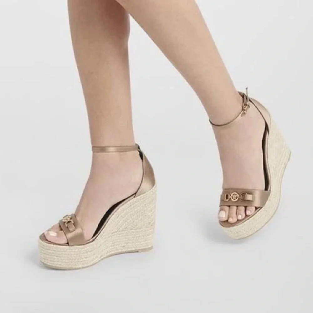 Versace leather ankle